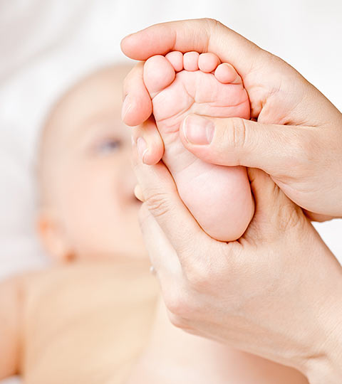 Checking children's feet is very important from early age.